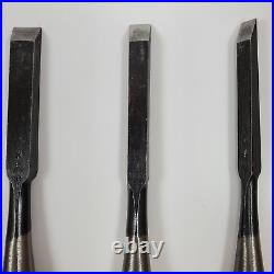 Vintage Sentora 710-1085 Oire Nomi Japanese Chisels Set of 5 Woodworking Tools