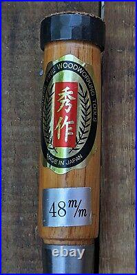 Vtg Nos Japanese Nomi Wood Chisel Kiyohisa 48mm Rare Carving Bwoodworking Tool