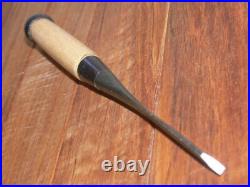 Yamahiro Oire Nomi 3mm Japanese Bench Chisel White Steel #1 Okayama Takeshi