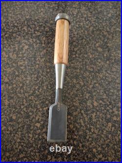 Yamahiro Oire Nomi Japanese Bench Chisel 30mm Vintage Woodworking Tool Used