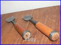 Yamahiro Oire Nomi Japanese Bench Chisels 36mm 42mm Set of 2 White Steel #1