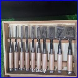 Yamahiro Oire Nomi Japanese Bench Chisels Set of 10 White Oak Okayama Takeshi Yamahiro Oire Nomi Japanese Bench Chisels Set of 10 White Oak Okayama Takeshi