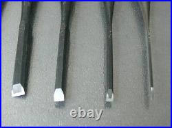 Yamahiro Oire Nomi Japanese Bench Chisels Set of 7 White Steel 1 Okayama Takeshi