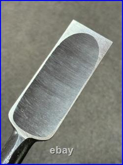 Yasushi Hanyu Japanese Mentori Oire Nomi 24mm (15/16 in) White Steel #2 Black