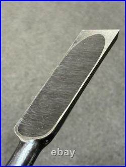Yasushi Hanyu Japanese Mentori Oire Nomi 24mm (15/16 in) White Steel #2 Black