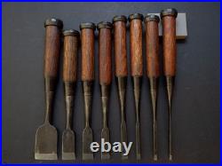 Yoshihiro 8x set 3-30mm Tokyo Chisel Coop Japanese Bench Chisels Oire Nomi