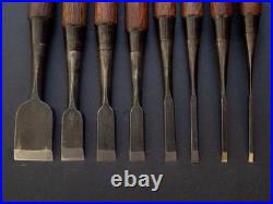Yoshihiro 8x set 3-30mm Tokyo Chisel Coop Japanese Bench Chisels Oire Nomi