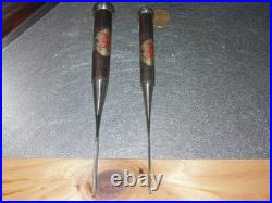 Yoshimitsu Japanese Bench Chisel Oire Nomi 1.9mm, 3mm Set of 2 Ebony