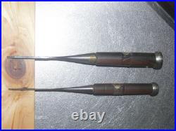 Yoshimitsu Japanese Bench Chisel Oire Nomi 1.9mm, 3mm Set of 2 Ebony