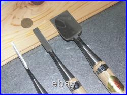 Yoshimitsu Japanese Bench Chisel Oire Nomi 6mm, 12mm, 42mm Set of 3 White oak