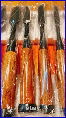 Yoshinaga Oire Nomi Japanese Bench Chisel Set of 10 Red Oak