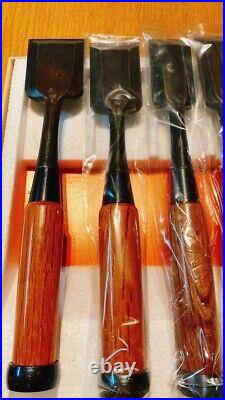 Yoshinaga Oire Nomi Japanese Bench Chisel Set of 10 Red Oak