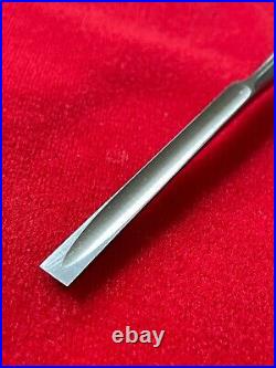 Yoshio Usui Japanese bench Chisel oire nomi 6mm HSS Red oak handle