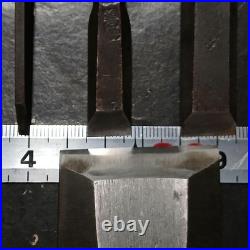 Zensaku Japanese Bench Chisels / Oire Nomi Set of 4 3, 12, 15, 42mm Used